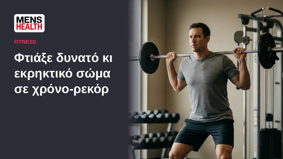 Φτιάξε δυνατό κι εκρηκτικό σώμα σε χρόνο-ρεκόρ - Πλάνο 4 εβδομάδων 2 Φτιάξε δυνατό κι εκρηκτικό σώμα σε χρόνο-ρεκόρ - Πλάνο 4 εβδομάδων