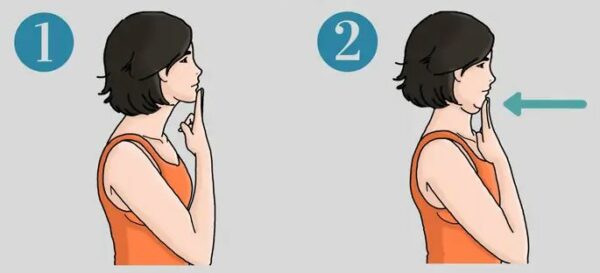 Κήλη αυχένα ασκήσεις 2 1 chin task