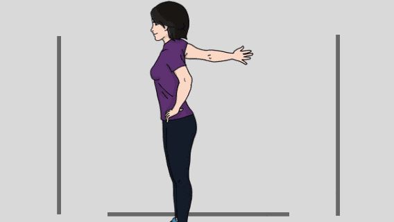 Κήλη αυχένα ασκήσεις 4 3 one arm chest stretch