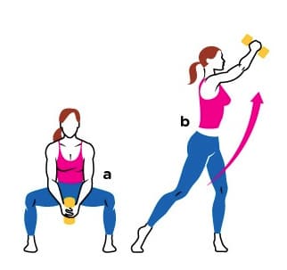 8 golf squat