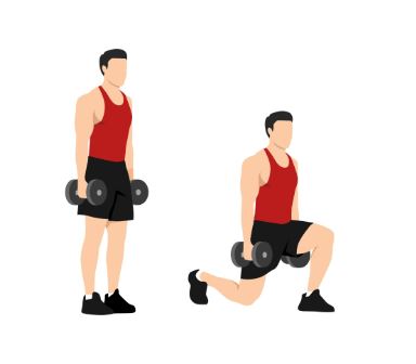 5 lunges