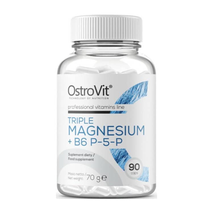 Triple Magnesium + B6 P-5-P - OstroVit 90 κάψουλες 1 Triple Magnesium + B6 P-5-P - OstroVit 90 κάψουλες