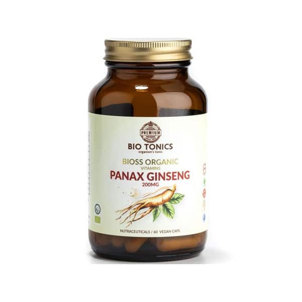 Panax Ginseng 200mg- Bio Tonics 60 κάψουλες 1 Panax Ginseng 200mg- Bio Tonics 60 κάψουλες