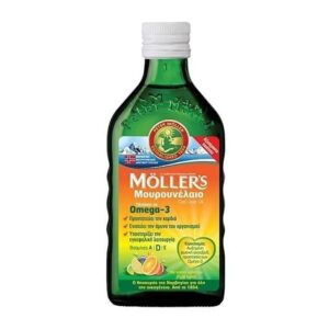Moller's Μουρουνέλαιο με γεύση Tutti Frutti 250ml