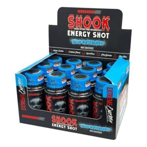 Murdered Out Shook Energy Shot 12x60ml με γεύση Blue Raspberry