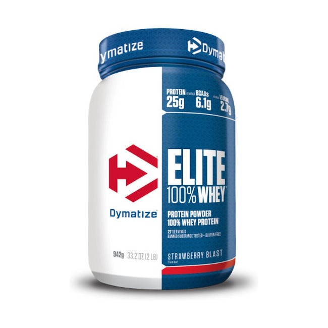 Elite 100% Whey Protein 942gr - Dymatize με γεύση Strawberry Blast 1 Elite 100% Whey Protein 942gr - Dymatize με γεύση Strawberry Blast