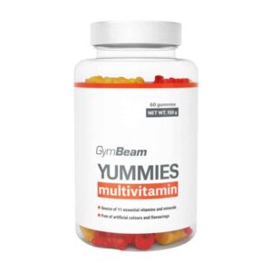 Πολυβιταμίνες Yummies - GymBeam 60 ζελεδάκια Πορτοκάλι-Λεμόνι-Κεράσι