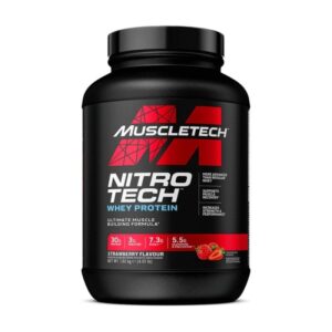 Nitrotech Whey Protein 1800gr – MuscleTech με Γεύση Φράουλα