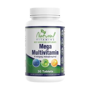Mega Multivitamin - Natural Vitamins 30 κάψουλες