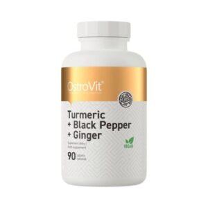 Turmeric + Black Pepper + Ginger VEGE- OstroVit 90 κάψουλες