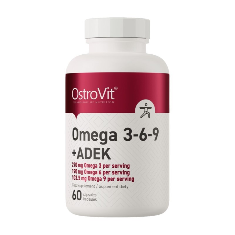 Omega 3-6-9 ADEK - OstroVit 60 κάψουλες 1 Omega 3-6-9 ADEK - OstroVit 60 κάψουλες