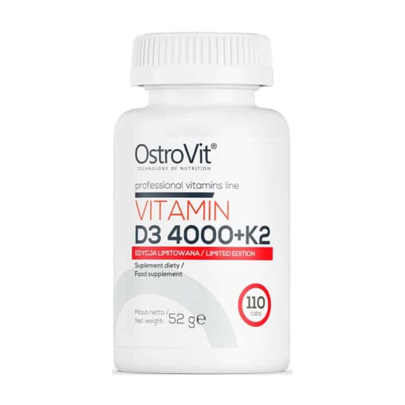 Βιταμίνη D3 4000 + K2 - OstroVit 110 ταμπλέτες 1 Βιταμίνη D3 4000 + K2 - OstroVit 110 ταμπλέτες