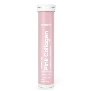 Αναβράζον Pink Collagen - BeastPink 20 ταμπλέτες Φράουλα Βατόμουρο