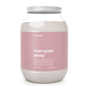 Πρωτεΐνη Yum Yum Whey – BeastPink 1000g Strawberry Spash