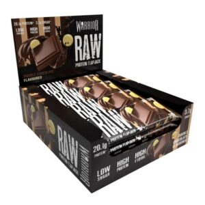 Raw Protein Flapjack Μπάρες με 20gr Πρωτεΐνης – Warrior Double Chocolate 12x75gr