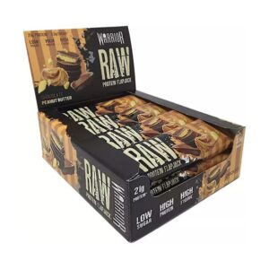 Raw Protein Flapjack Μπάρες με 20gr Πρωτεΐνης – Warrior Chocolate Peanut Butter 12x75gr