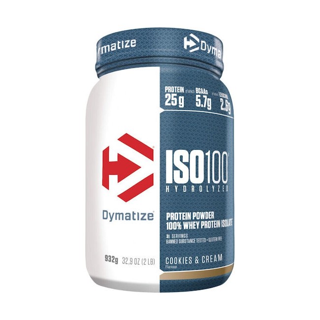 ISO 100 Hydrolyzed Whey 932gr – Dymatize με γεύση Cookies&Cream 1 ISO 100 Hydrolyzed Whey 932gr – Dymatize με γεύση Cookies&Cream