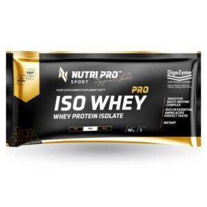 Iso Whey PRO Πρωτεΐνη Ορού Γάλακτος-  Nutri Pro Sport με Γεύση Strawberry 30gr