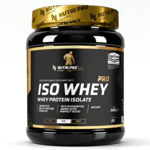 Iso Whey PRO Πρωτεΐνη Ορού Γάλακτος- Nutri Pro Sport με Γεύση Strawberry 600gr