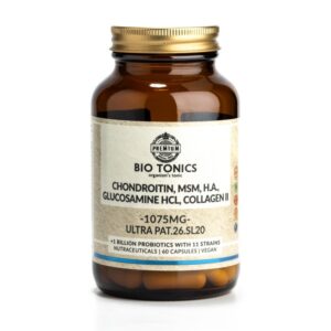 Bio Tonics Chondroitin, Msm, H.A. Glucosamine Hcl, Collagen II 1075mg - 60 κάψουλες
