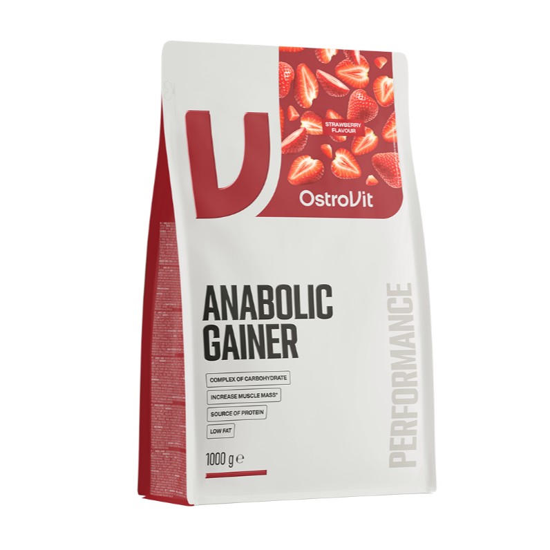 Ostrovit Anabolic Gainer 1000g Strawberry 1 Ostrovit Anabolic Gainer 1000g Strawberry