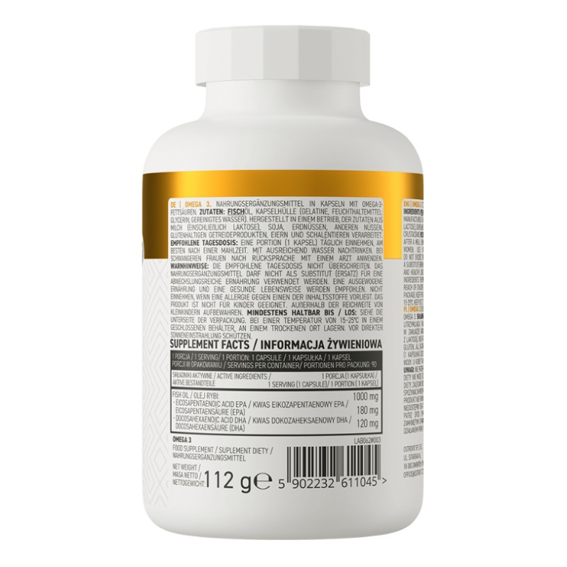 Omega 3 – OstroVit 90 κάψουλες 2 Omega 3 – OstroVit 90 κάψουλες - Image 2