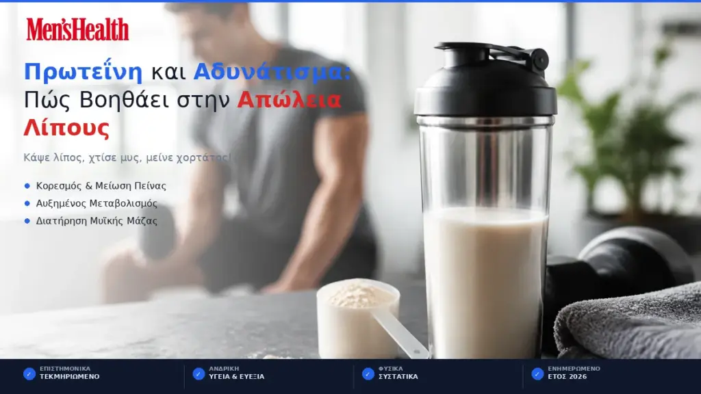proteini kai adynatisma pos voithaei stin apoleia lipous featured