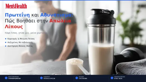 proteini kai adynatisma pos voithaei stin apoleia lipous featured