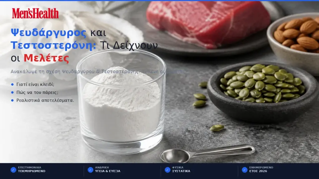 Ψευδάργυρος και Τεστοστερόνη: Τι Δείχνουν οι Μελέτες 1 pseydargyros kai testosteroni ti deichnoun oi meletes featured