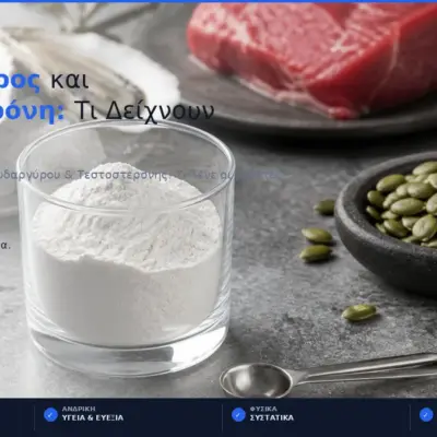 Ψευδάργυρος και Τεστοστερόνη: Τι Δείχνουν οι Μελέτες 2 pseydargyros kai testosteroni ti deichnoun oi meletes featured