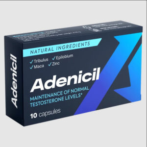 Adenicil – Συμπλήρωμα Διατροφής με Tribulus, Epilobium, Maca & Ψευδάργυρο (10 Κάψουλες)
