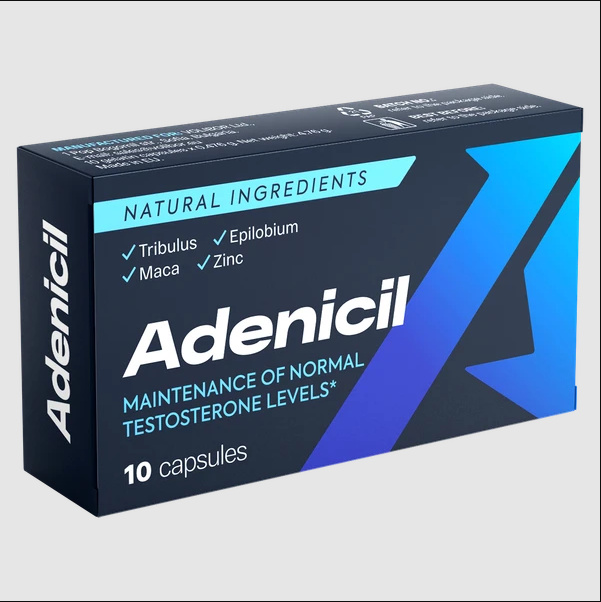 Adenicil – Συμπλήρωμα Διατροφής με Tribulus, Epilobium, Maca & Ψευδάργυρο (10 Κάψουλες) 1 Adenicil – Συμπλήρωμα Διατροφής με Tribulus, Epilobium, Maca & Ψευδάργυρο (10 Κάψουλες)