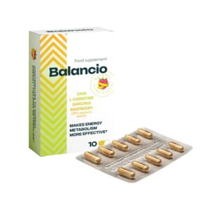 Balancio – Συμπλήρωμα Διατροφής με Chia, L-Καρνιτίνη, Garcinia & Raspberry (10 Κάψουλες)