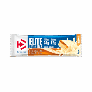 Elite Layer Bar 60 gr – Dymatize με γεύση White Chocolate Vanilla & Caramel