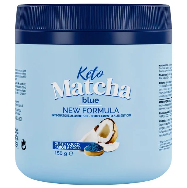 Keto Matcha Blue – Συμπλήρωμα Διατροφής σε Σκόνη με Γεύση Καρύδα (150 g) 1 Keto Matcha Blue – Συμπλήρωμα Διατροφής σε Σκόνη με Γεύση Καρύδα (150 g)