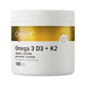 Omega 3 D3 + K2 - OstroVit 180 κάψουλες
