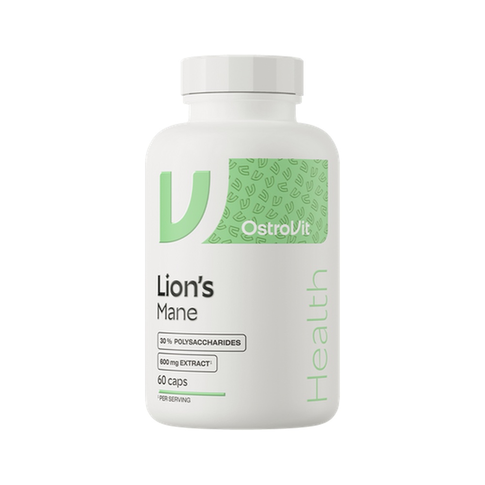 Lion's Mane VEGE – OstroVit 60 κάψουλες (Ερίκιο το αγκαθωτό) 1 Lion's Mane VEGE – OstroVit 60 κάψουλες (Ερίκιο το αγκαθωτό) - Menshealth